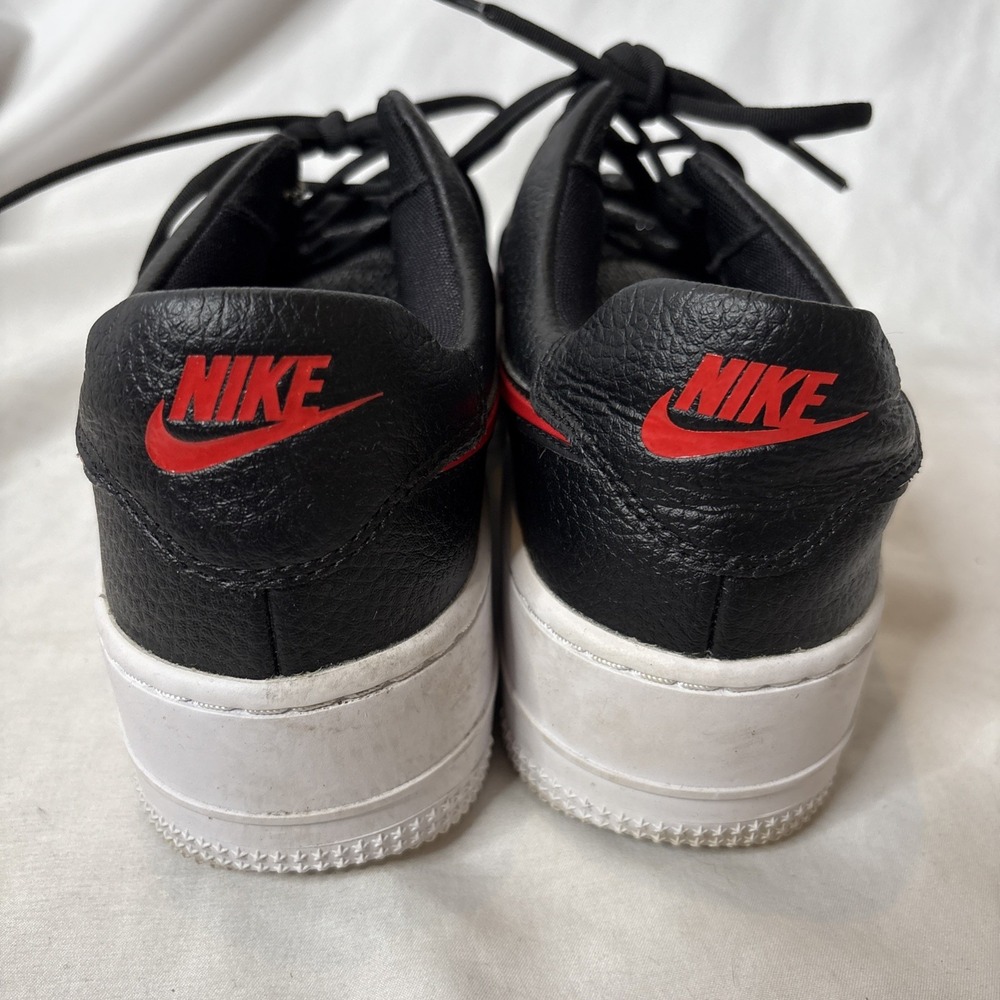 Nike Air Force 1 Sage Low Valentines Womens 8 Black Red CU4759-001 Shoes - Picture 7 of 10